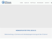 Tablet Screenshot of billiton.de